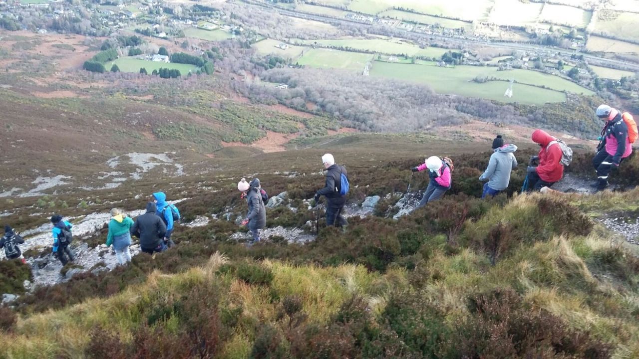 Kickstart Hillwalkers enjoy a sweet (sorry) walk up Great Sugarloaf