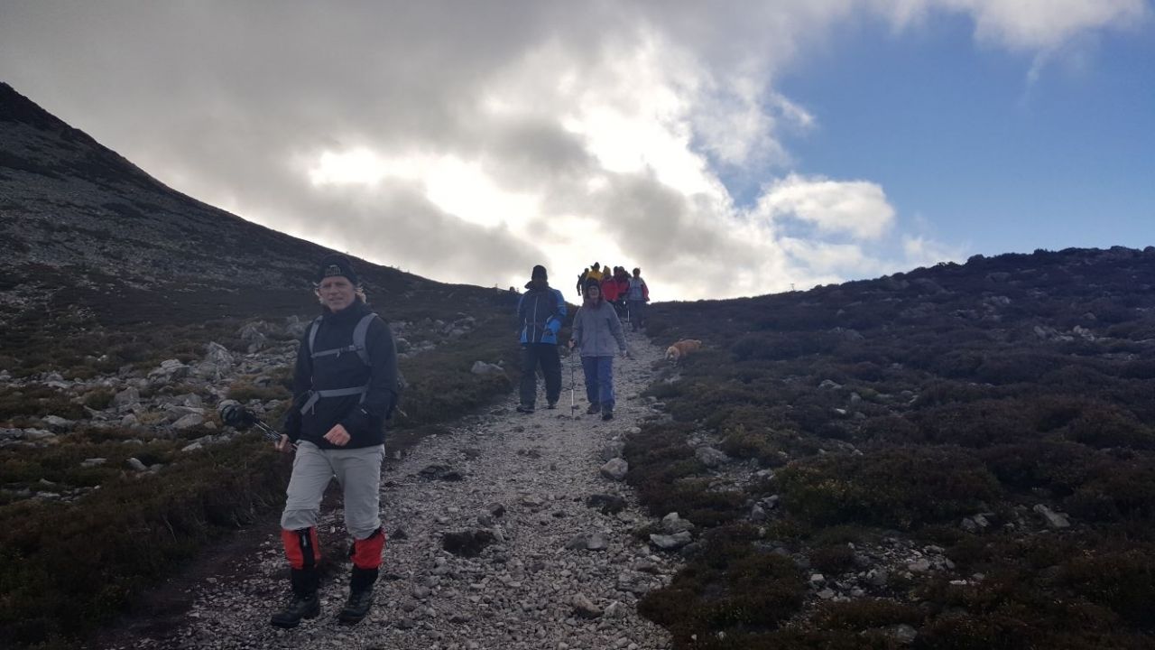 Kickstart Hillwalkers enjoy a sweet (sorry) walk up Great Sugarloaf