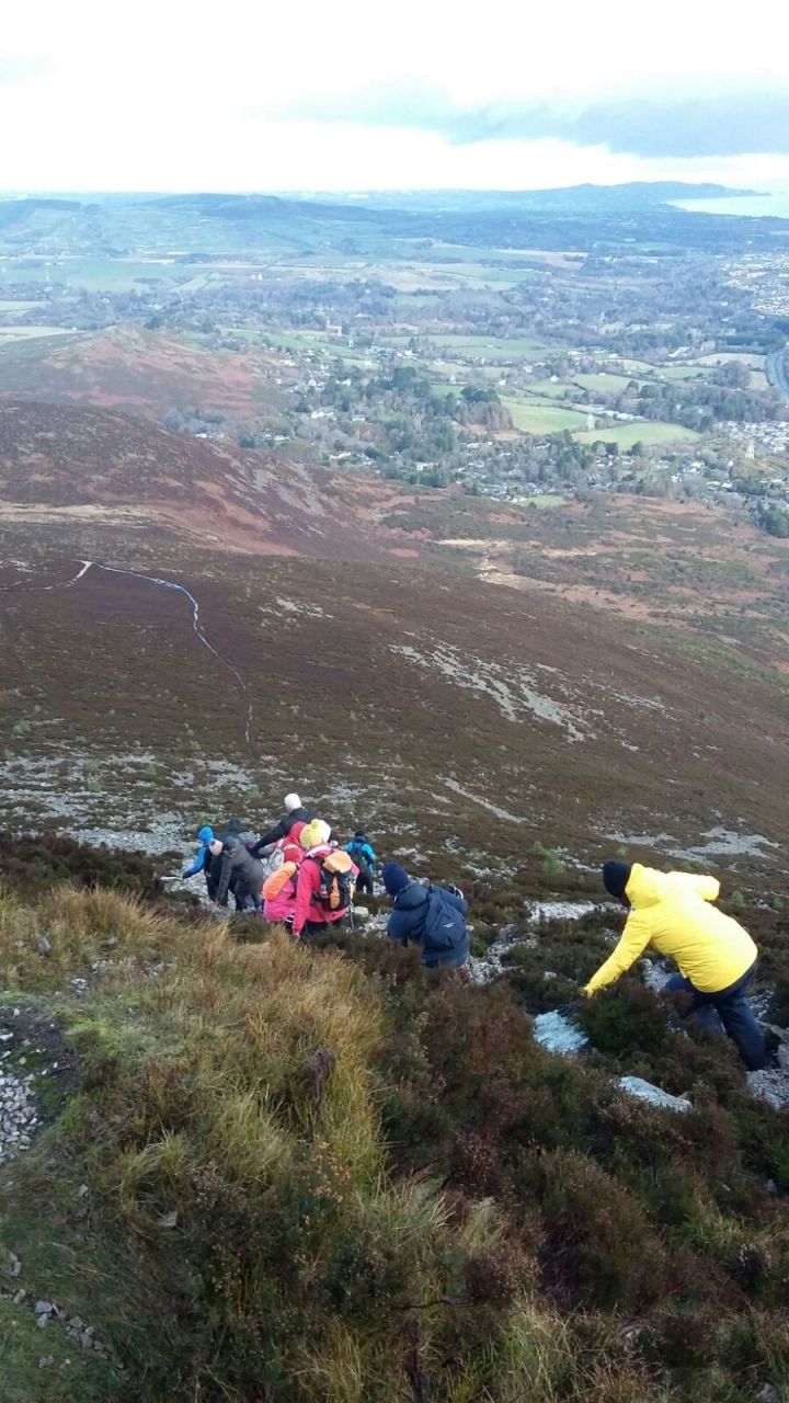 Kickstart Hillwalkers enjoy a sweet (sorry) walk up Great Sugarloaf