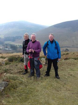 Kickstart walk in Knocknacloghoge at Lough Dan