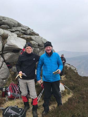 Kickstart walk in Knocknacloghoge at Lough Dan