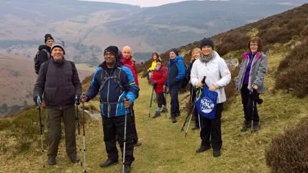 Kickstart walk in Knocknacloghoge at Lough Dan