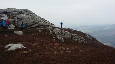 Kickstart walk in Knocknacloghoge at Lough Dan