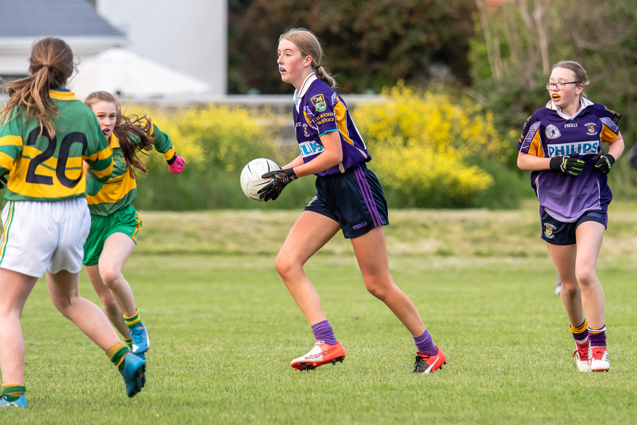 Kilmacud Crokes Under 15 Ladies Football Division 6 clash against Clann Mhuire