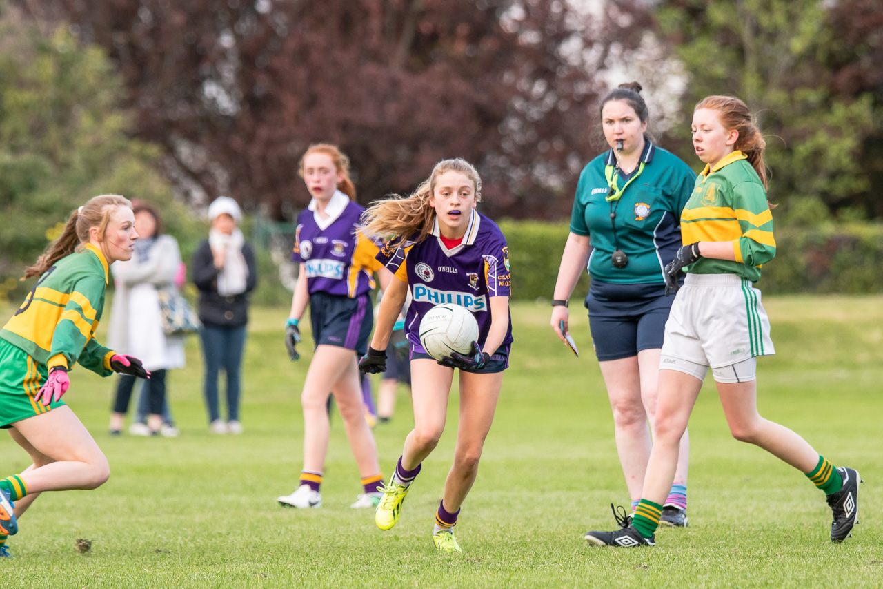 Kilmacud Crokes Under 15 Ladies Football Division 6 clash against Clann Mhuire