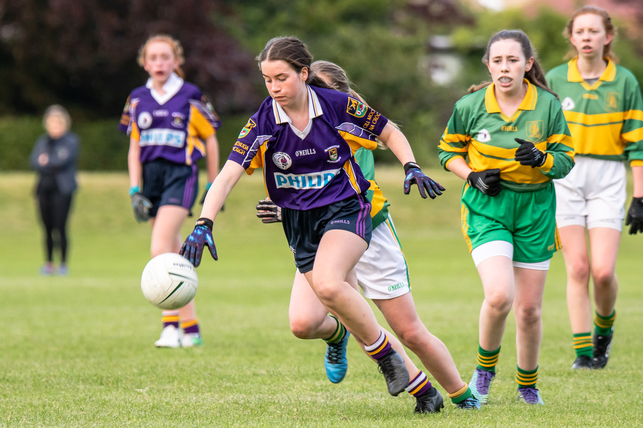 Kilmacud Crokes Under 15 Ladies Football Division 6 clash against Clann Mhuire