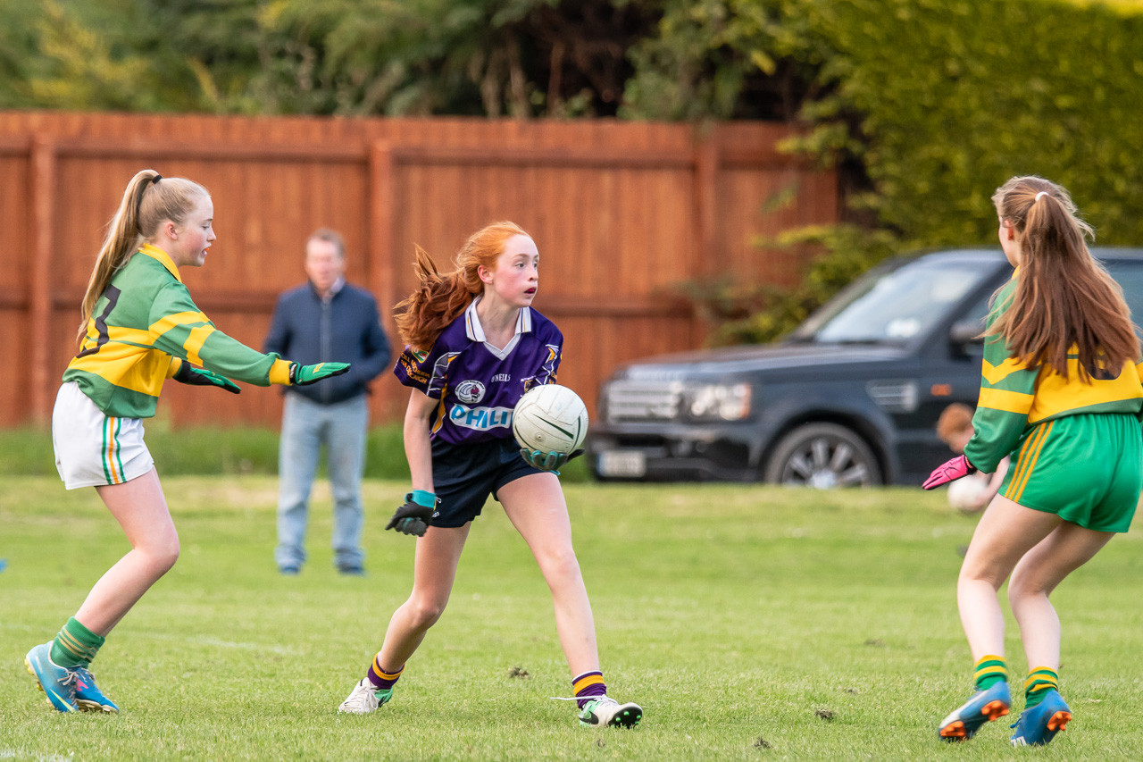 Kilmacud Crokes Under 15 Ladies Football Division 6 clash against Clann Mhuire