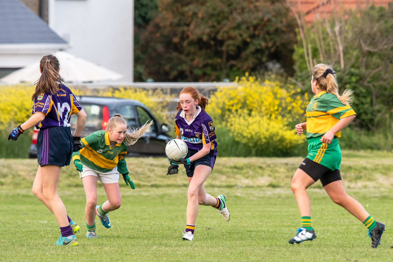 Kilmacud Crokes Under 15 Ladies Football Division 6 clash against Clann Mhuire