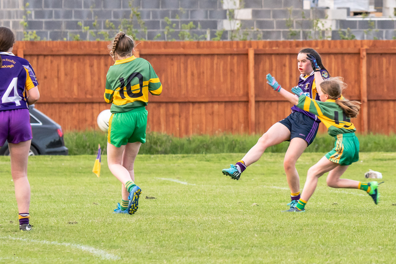 Kilmacud Crokes Under 15 Ladies Football Division 6 clash against Clann Mhuire