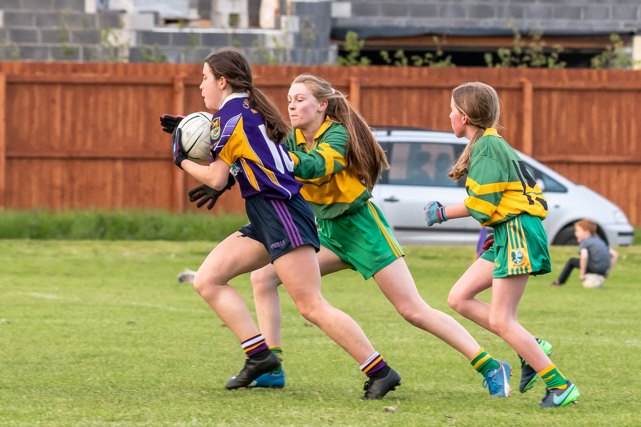 Kilmacud Crokes Under 15 Ladies Football Division 6 clash against Clann Mhuire