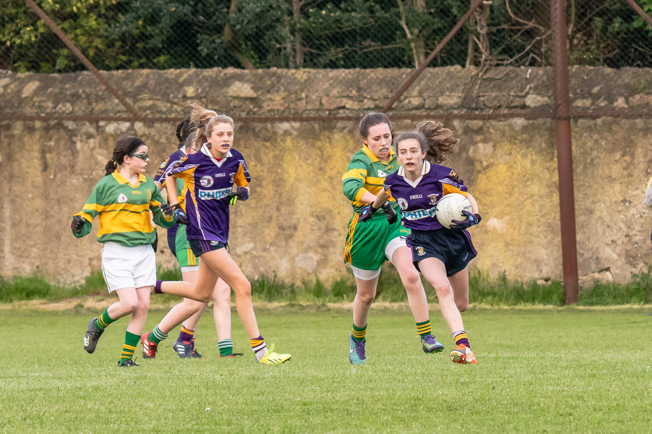 Kilmacud Crokes Under 15 Ladies Football Division 6 clash against Clann Mhuire