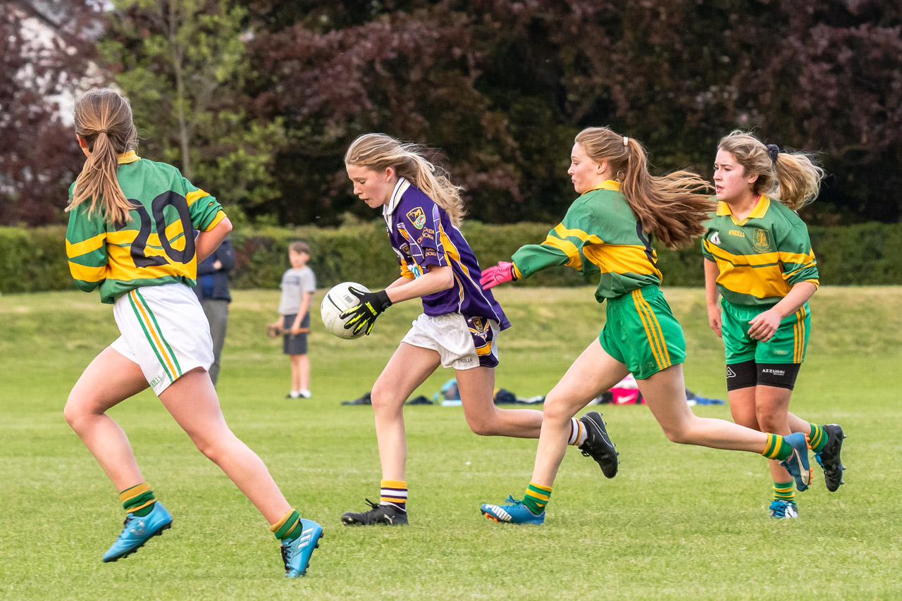 Kilmacud Crokes Under 15 Ladies Football Division 6 clash against Clann Mhuire