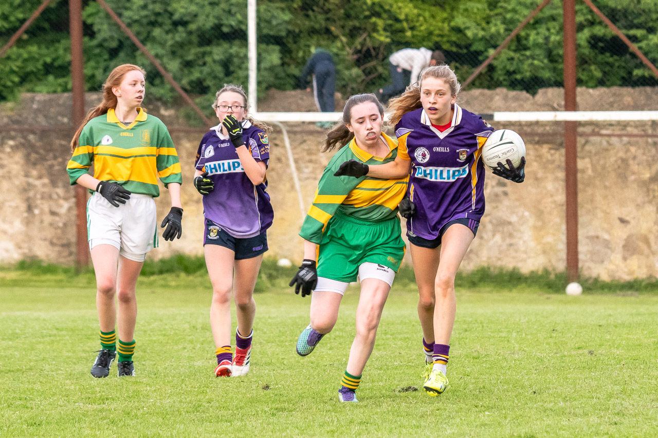 Kilmacud Crokes Under 15 Ladies Football Division 6 clash against Clann Mhuire