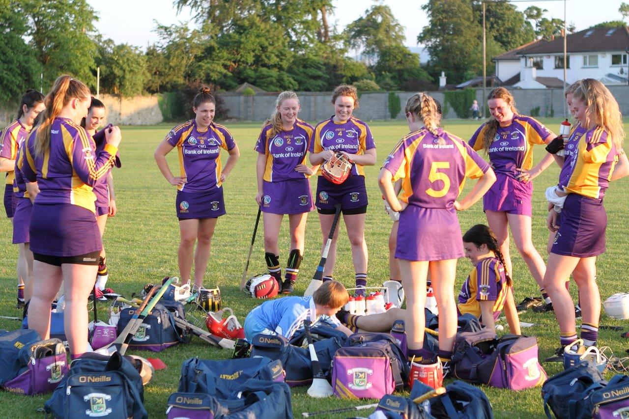 SeniorA Camogie team vs Erins Isle