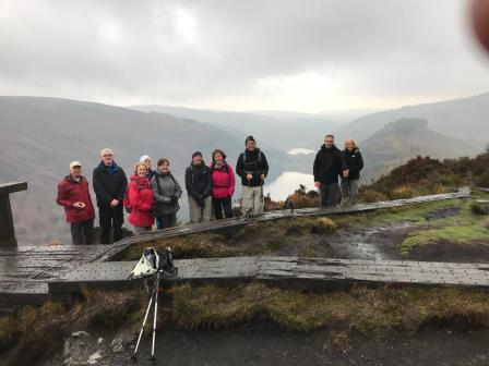 Walking Group Enjoy the Spinc Walk in Glendalough