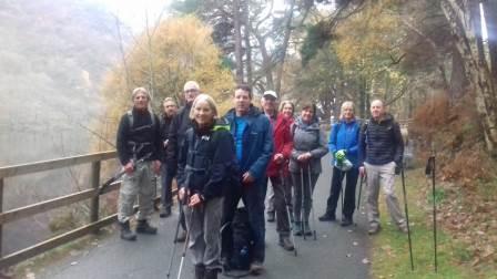 Walking Group Enjoy the Spinc Walk in Glendalough