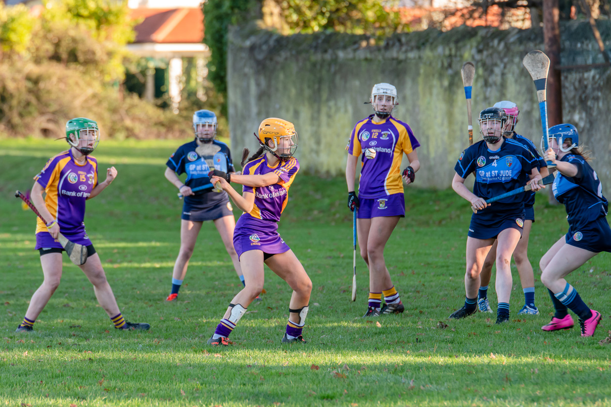 Championship Semi Final win for Kilmacud Crokes Minor A Camogie over Judes