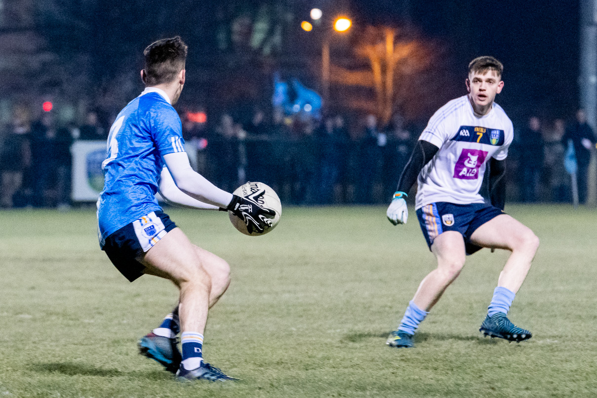 Sigerson Cup UCD v DCU   Kilmacud Crokes Contingent in Action