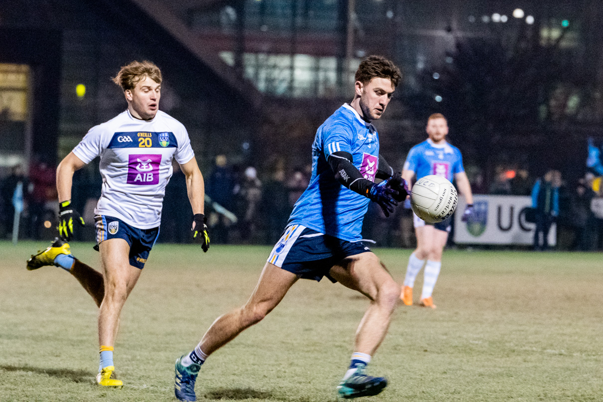 Sigerson Cup UCD v DCU   Kilmacud Crokes Contingent in Action