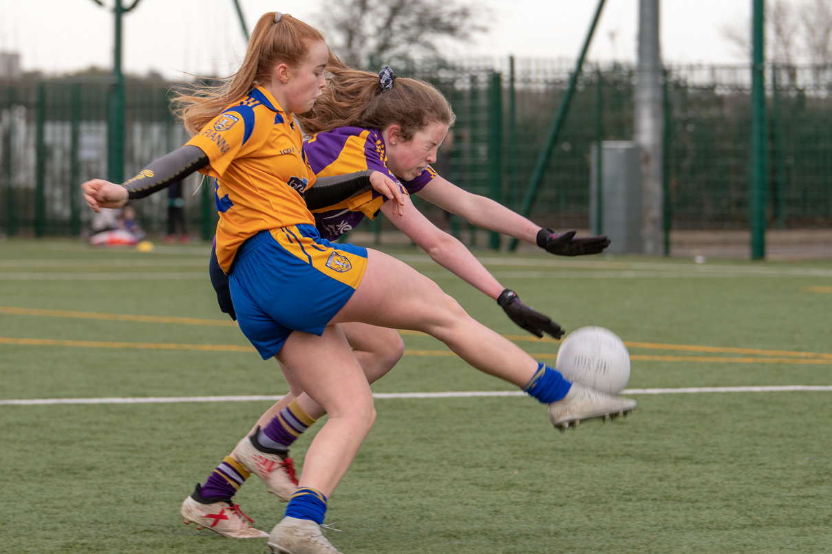 Kilmacud Croks Under 13 Footballers Challange Game Versus Na Fianna