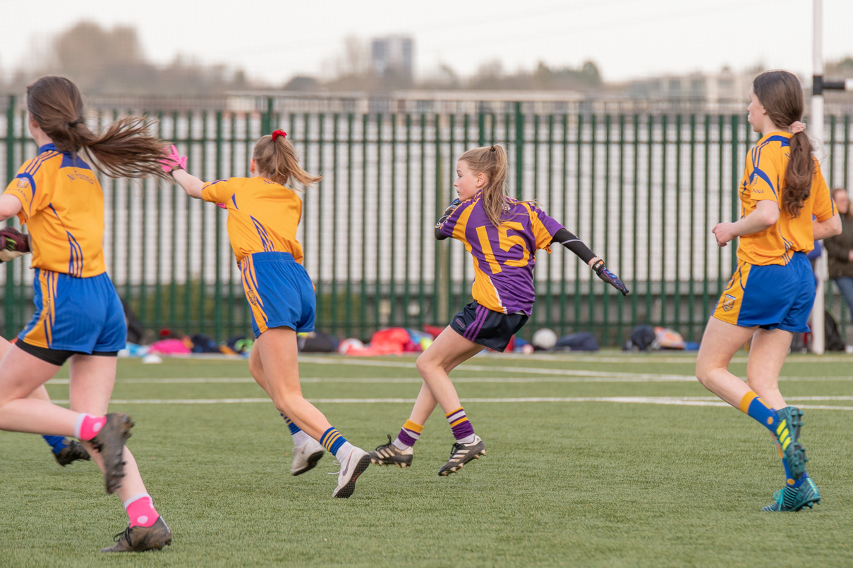 Kilmacud Croks Under 13 Footballers Challange Game Versus Na Fianna