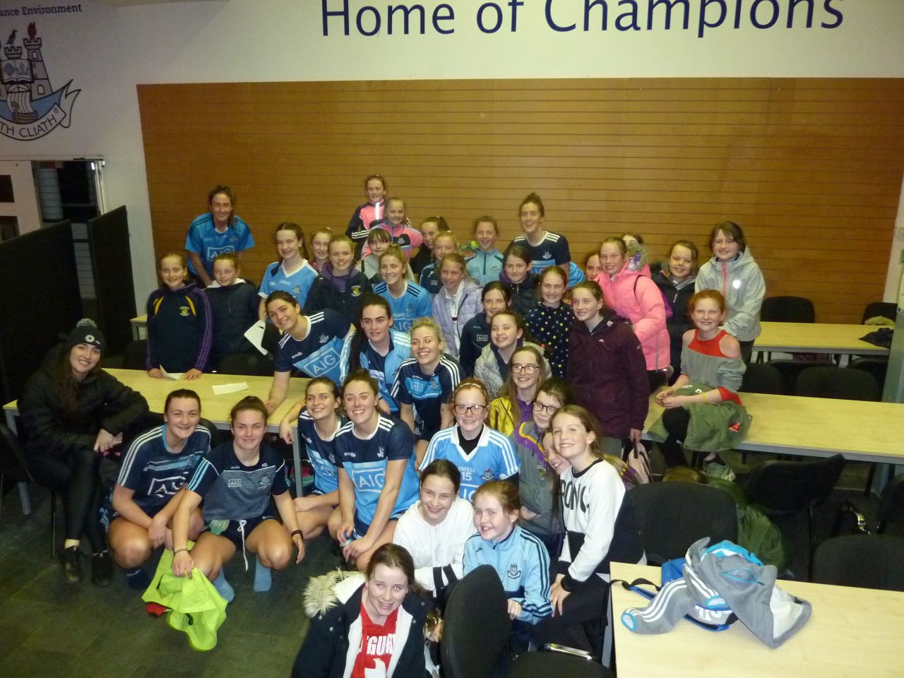 U12's Attend Dublin Senioir Ladies Training Session