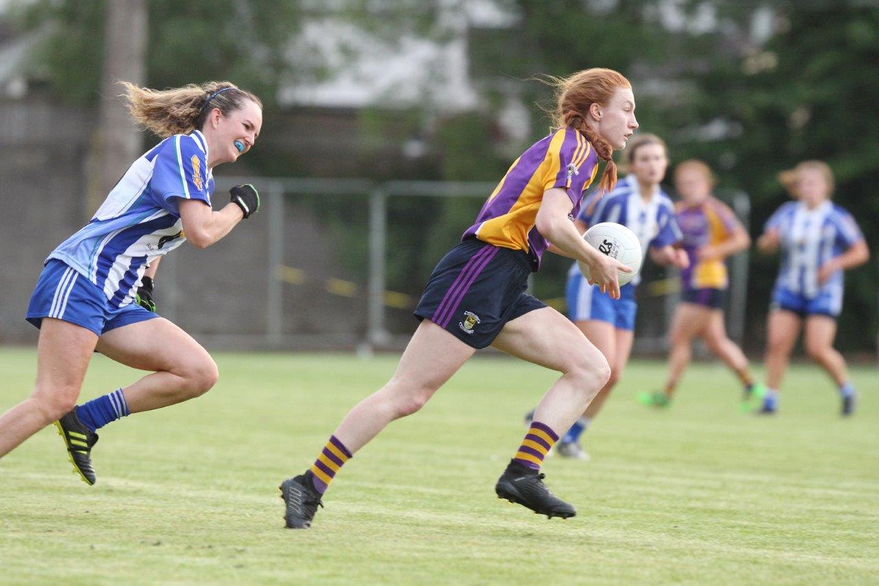 Ladies Senior Football Team top table in Championship