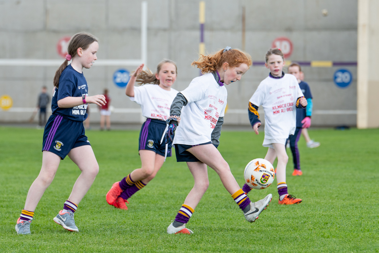 Photo's from the Camogie / Ladies Football BOI Mini all Irelands