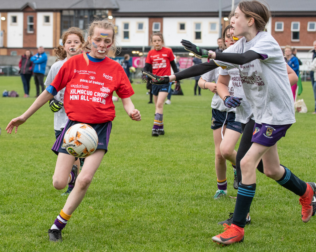 Photo's from the Camogie / Ladies Football BOI Mini all Irelands