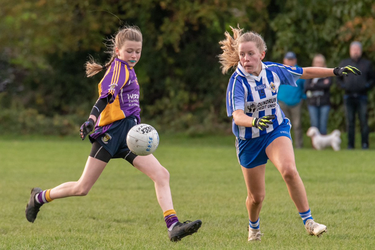 Kilmacud Crokes Under 13 Ladies Football Cup Final versus Ballyboden