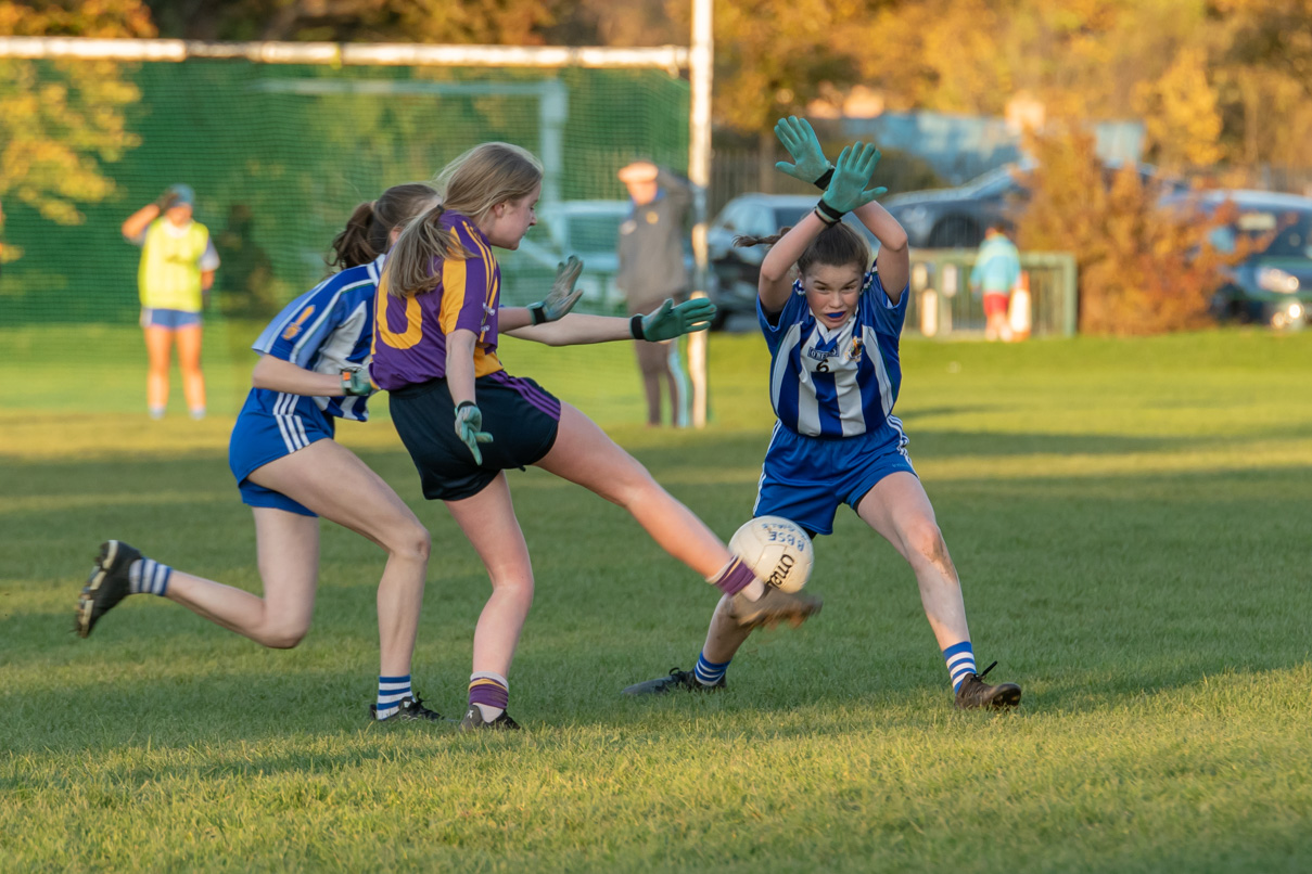 Kilmacud Crokes Under 13 Ladies Football Cup Final versus Ballyboden