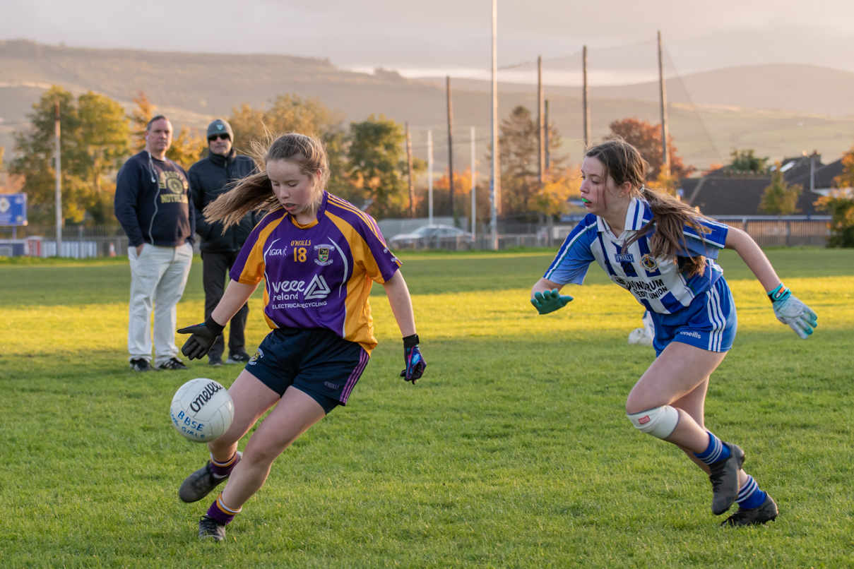 Kilmacud Crokes Under 13 Ladies Football Cup Final versus Ballyboden