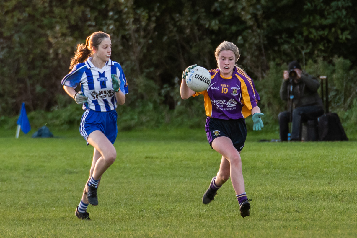 Kilmacud Crokes Under 13 Ladies Football Cup Final versus Ballyboden