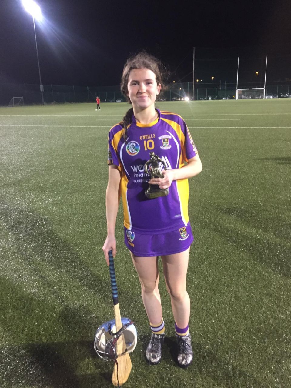 Róisín Ní Chathasaigh wins player of the match in the Junior 1 Final