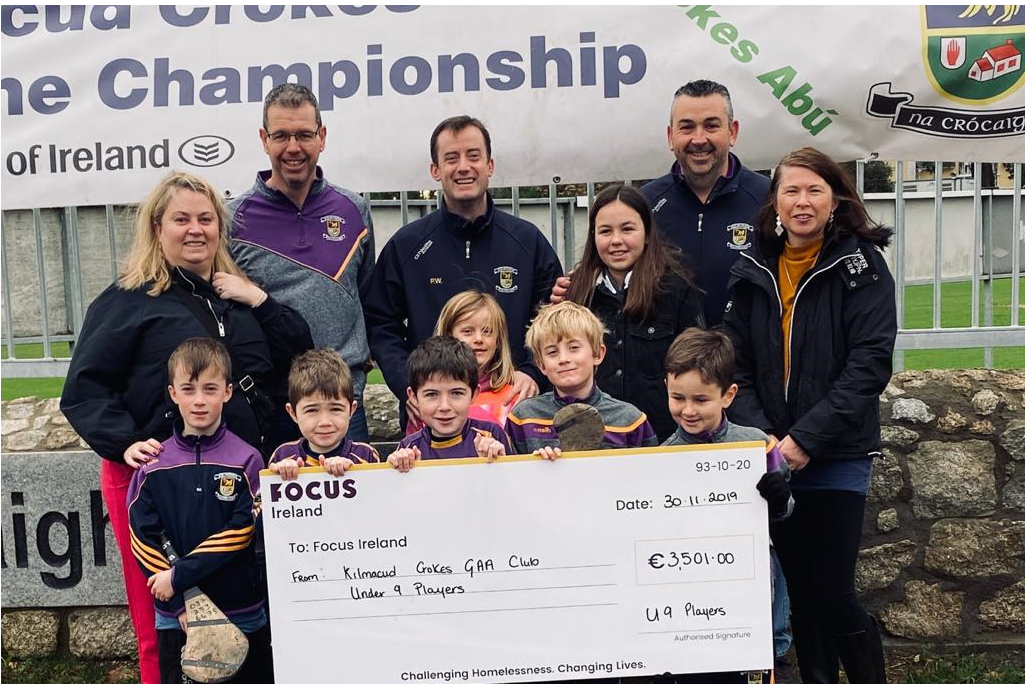 Our Under 9 Footballers,Parents and Coaches  Raise Funds for the Homeless