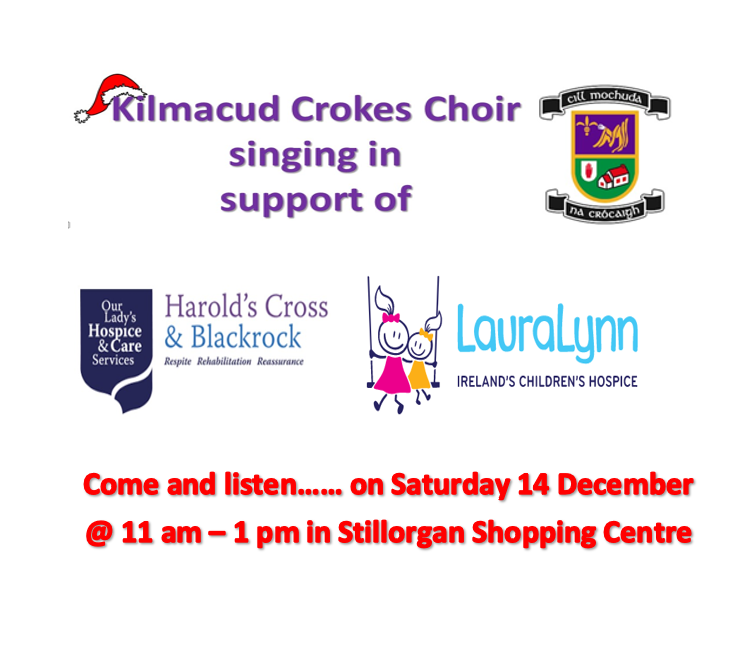 Kilmacud Crokes Choir December 14th in