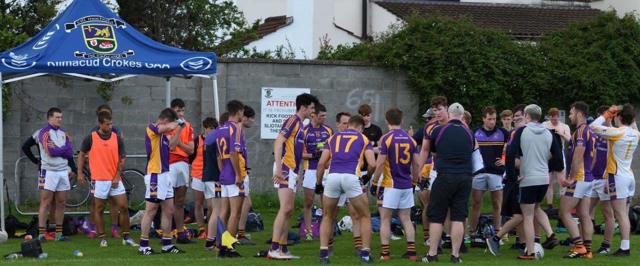 Junior 1 Football Championship 1st round game Kilmacud Crokes Versus Castleknock