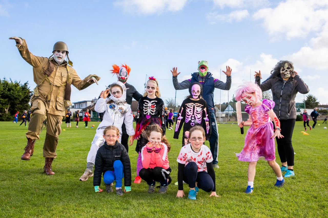 U8's dress up for Halloween