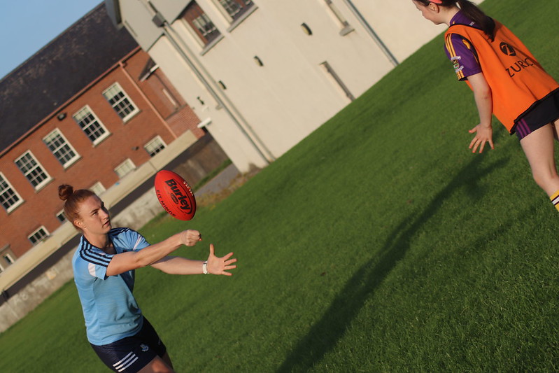 Lauren Magee visits under 10's Ladies Football & Camogie