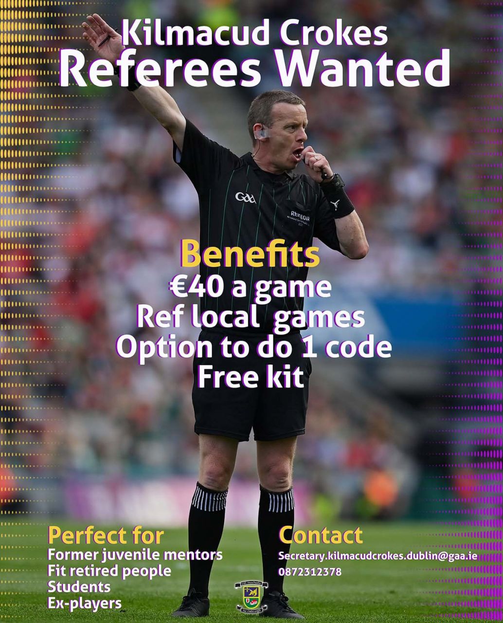 Referees Wanted!