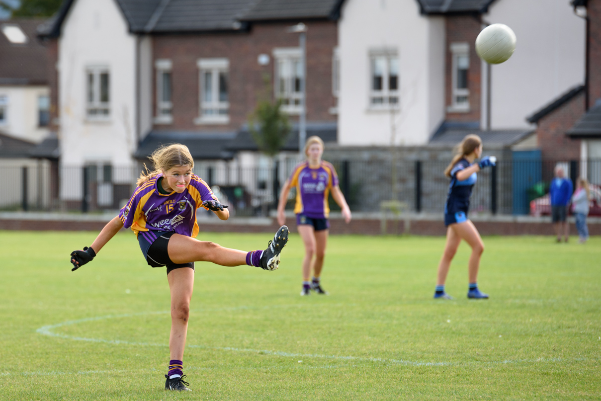 Ladies Football Under 15 Feile Championship Division 1 Knock Out Stages  Kilmacud Crokes Versus Judes