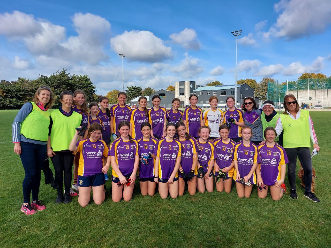 U13 Ladies Football team through to Division 1 Final