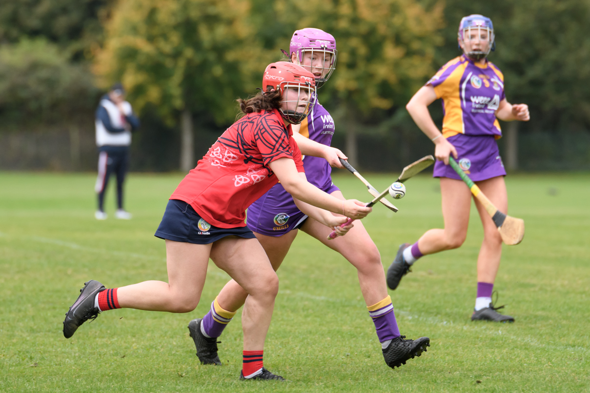 Camogie We Are Dublin Championship Shield Semi Finals U15  Kilmacud Crokes Versus Fingallians