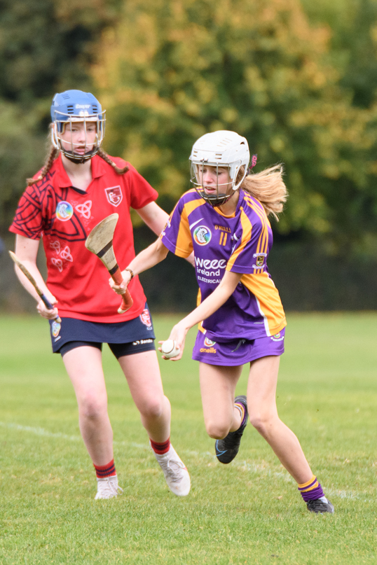 Camogie We Are Dublin Championship Shield Semi Finals U15  Kilmacud Crokes Versus Fingallians