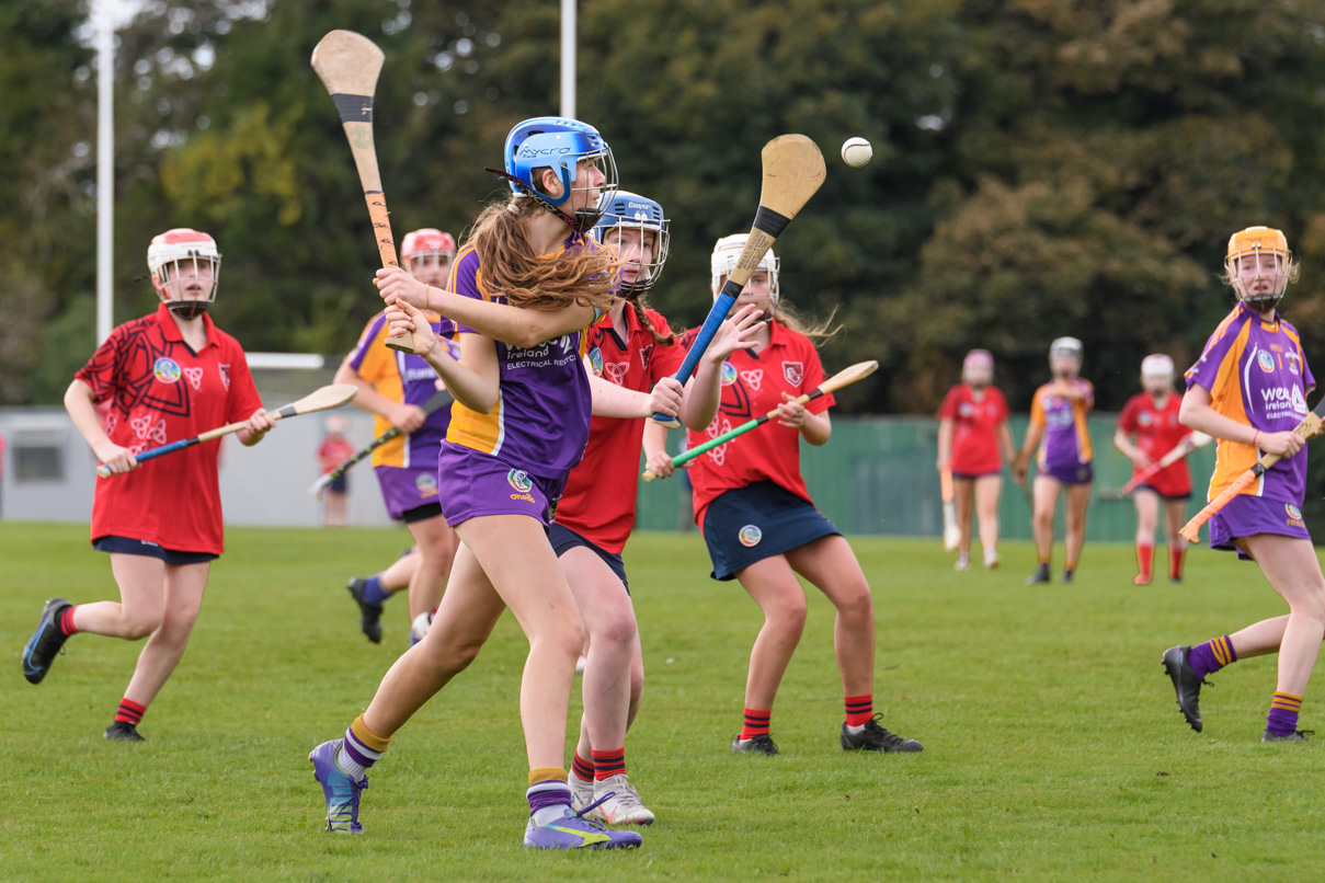 Camogie We Are Dublin Championship Shield Semi Finals U15  Kilmacud Crokes Versus Fingallians