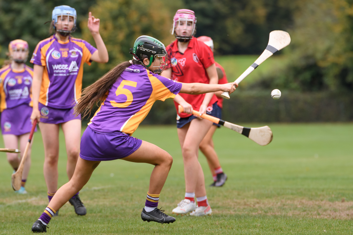 Camogie We Are Dublin Championship Shield Semi Finals U15  Kilmacud Crokes Versus Fingallians