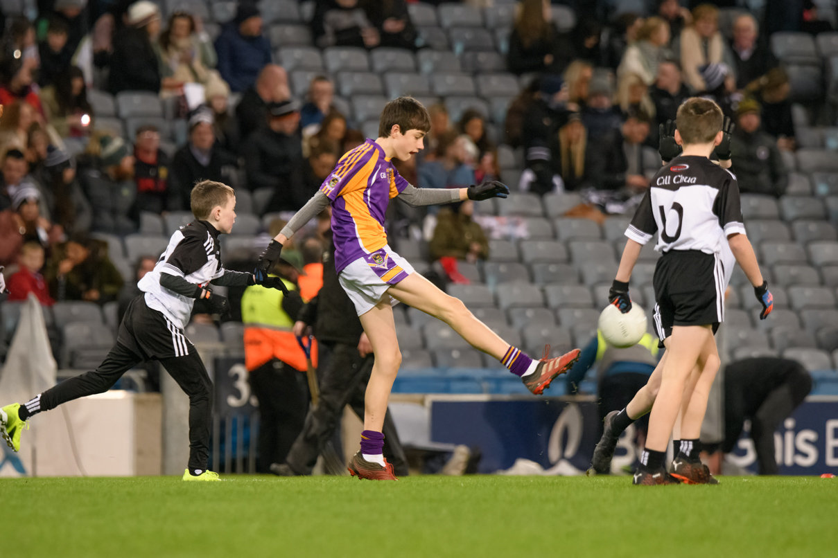 Kilmacud Crokes Under 13 Half Time Game Versus Kilcoo during All Ireland Club Football Final