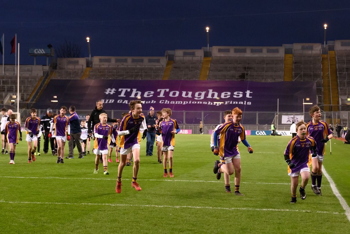 Kilmacud Crokes Under 13 Half Time Game Versus Kilcoo during All Ireland Club Football Final