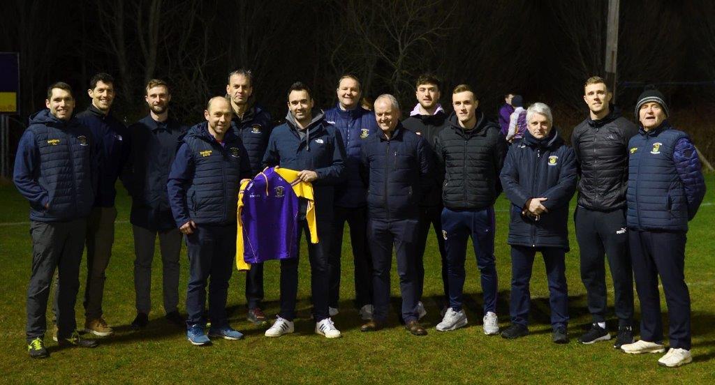 Immedis Presentation of Training Tops to U13 Footballers