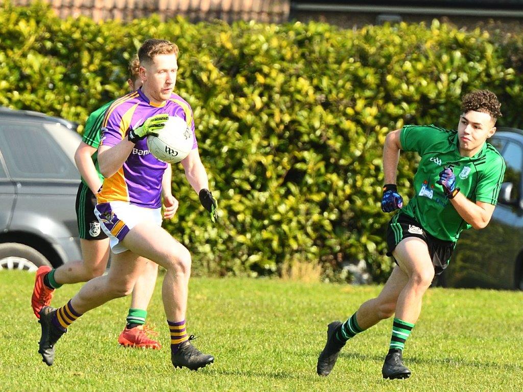 Go Ahead Adult Football League Division Four  Kilmacud Crokes Versus Lucan 